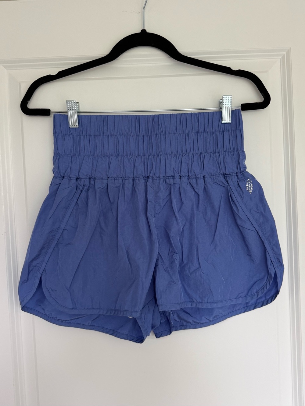 Free People FP Movement The Way Home Shorts in Periwinkle Blue Purple Medium